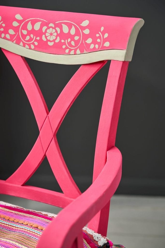 Stolička Capri Pink