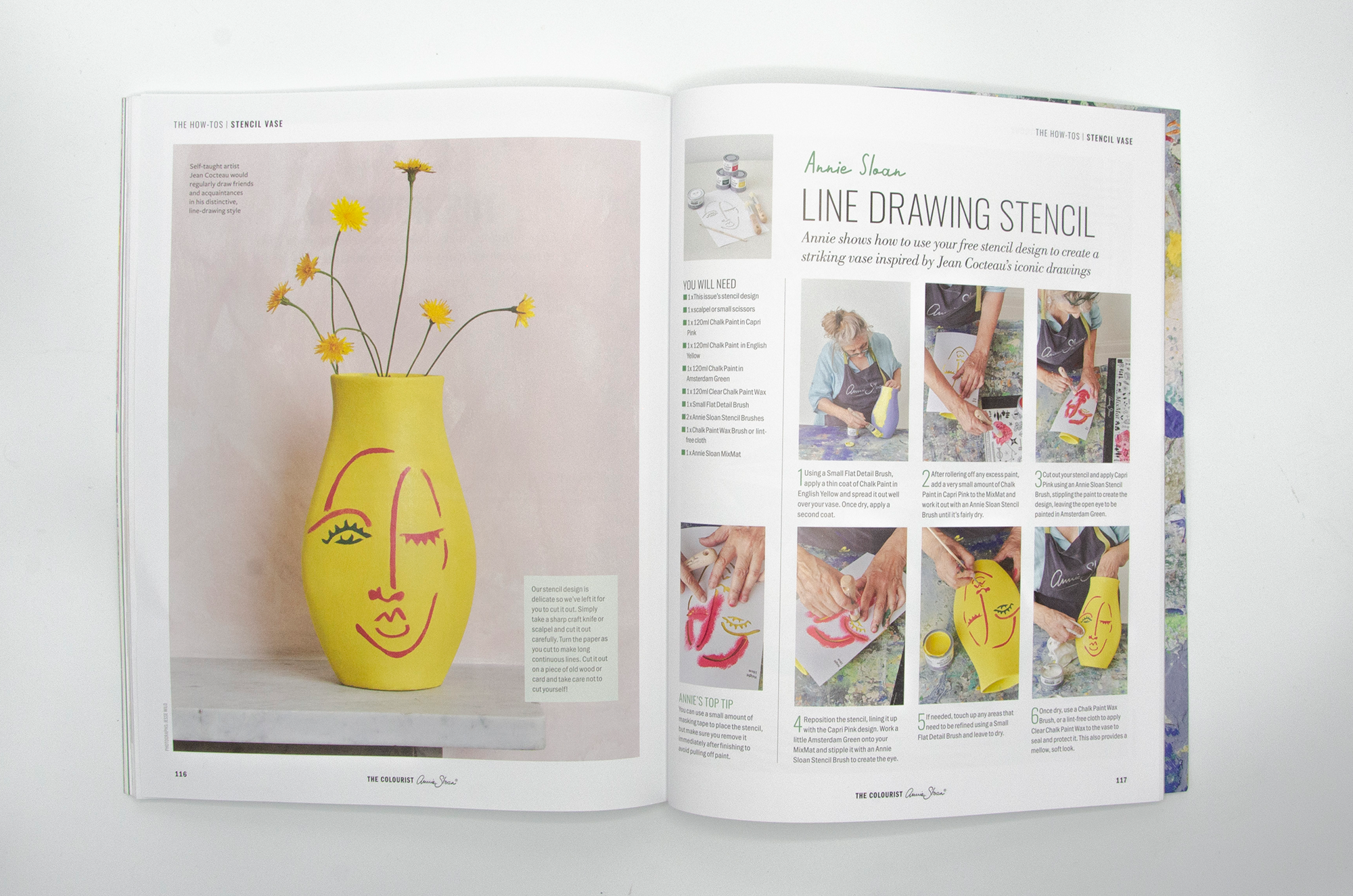časopis o dizajne a bývaní Annie Sloan The Colourist 7