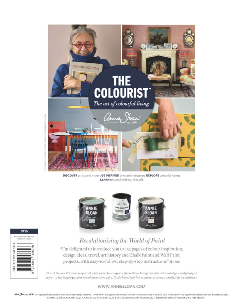 časopis o dizajne a bývaní Annie Sloan The Colourist 8
