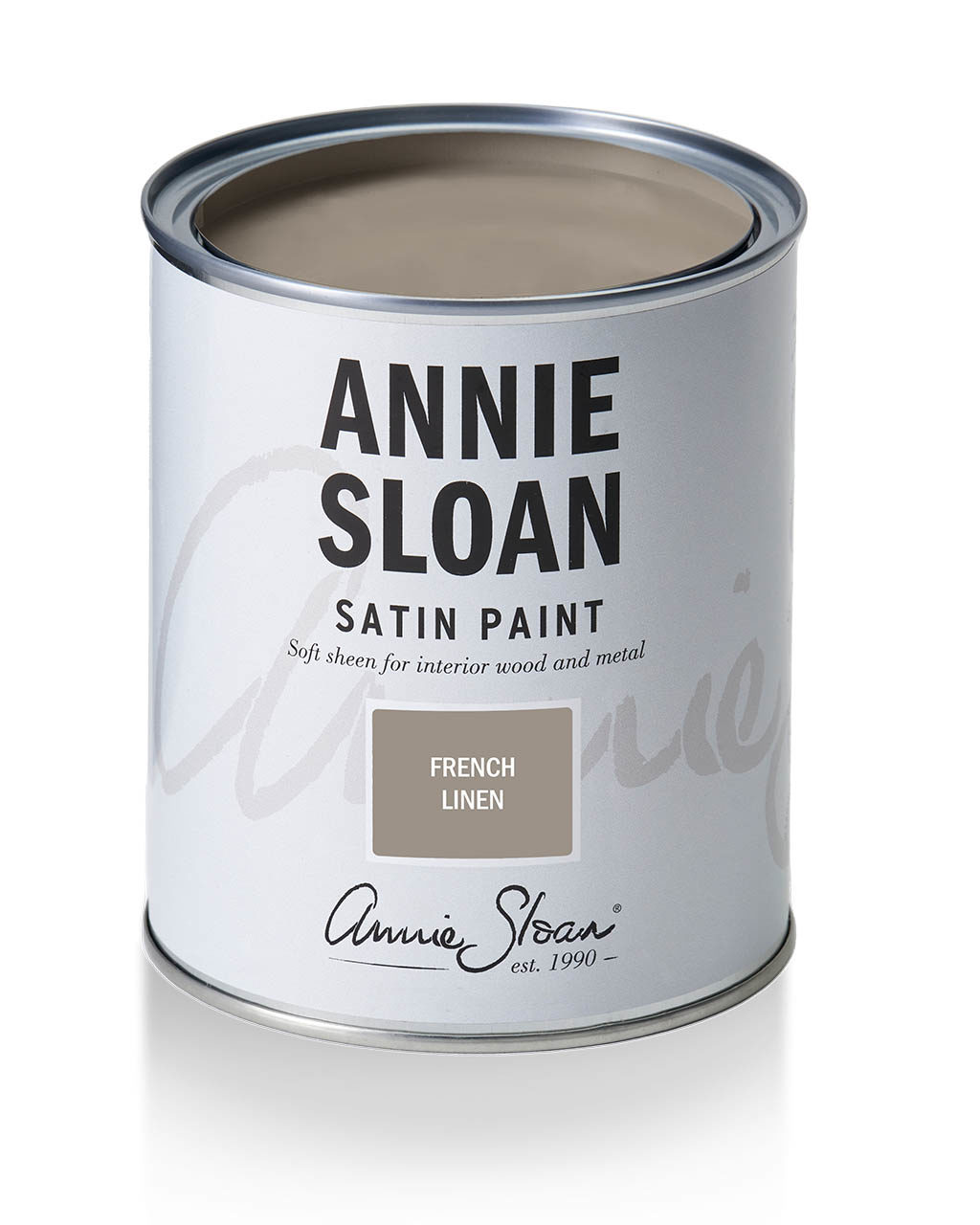 Tmavosivá farba na nábytok - Satin Paint Annie Sloan French Linen