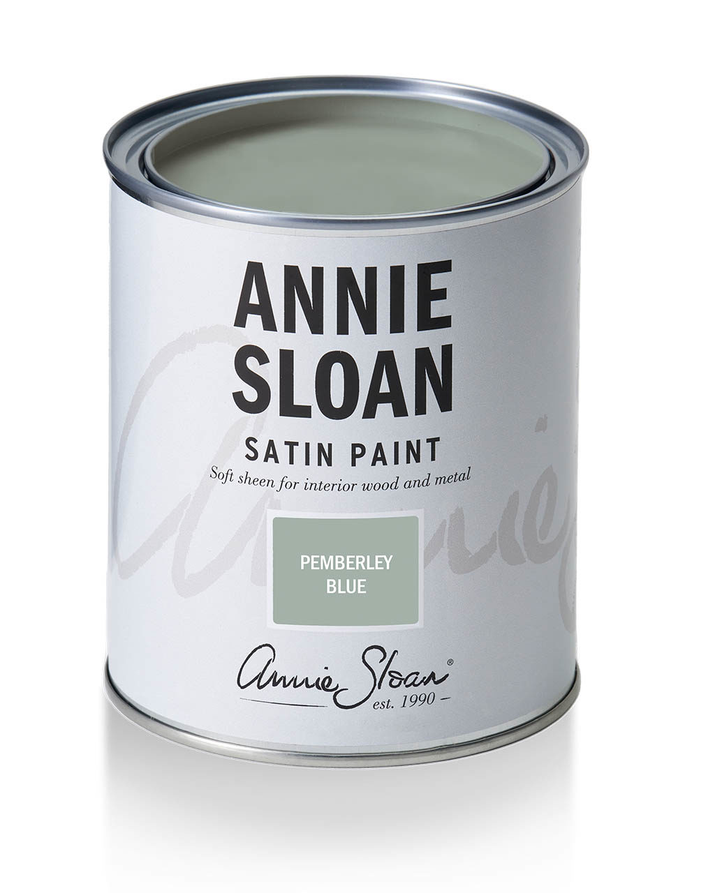 Holubia modrá farba na nábytok - Satin Paint Annie Sloan Pemberley Blue