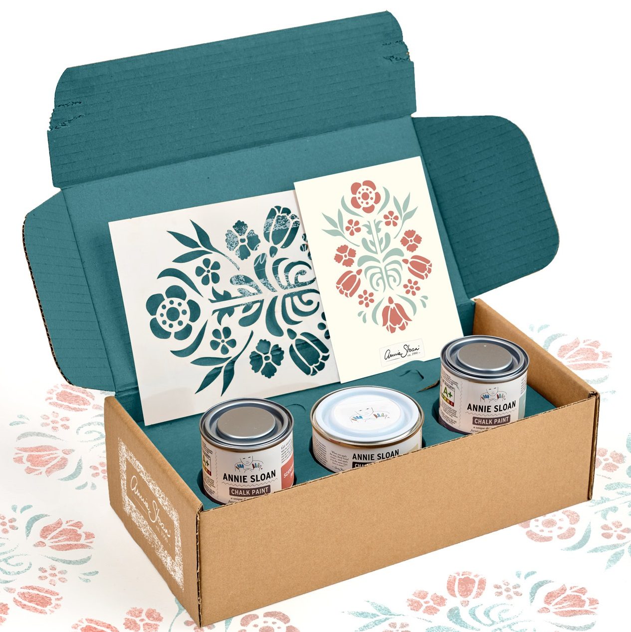 Darčeková kreatívna sada Annie Sloan - Scandinavian Stencil Kit