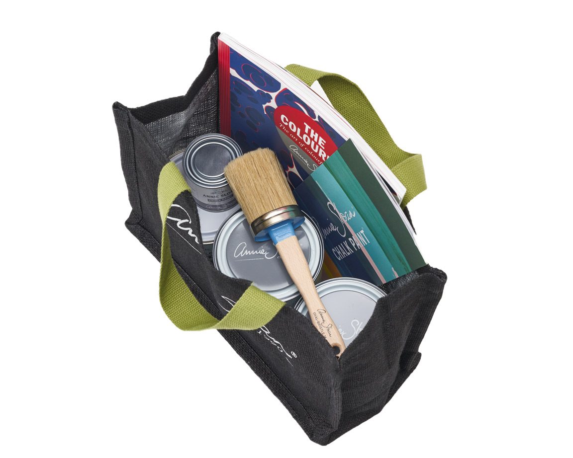 Jutová taška od Annie Sloan