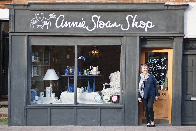 Obchod Annie Sloan v Oxforde